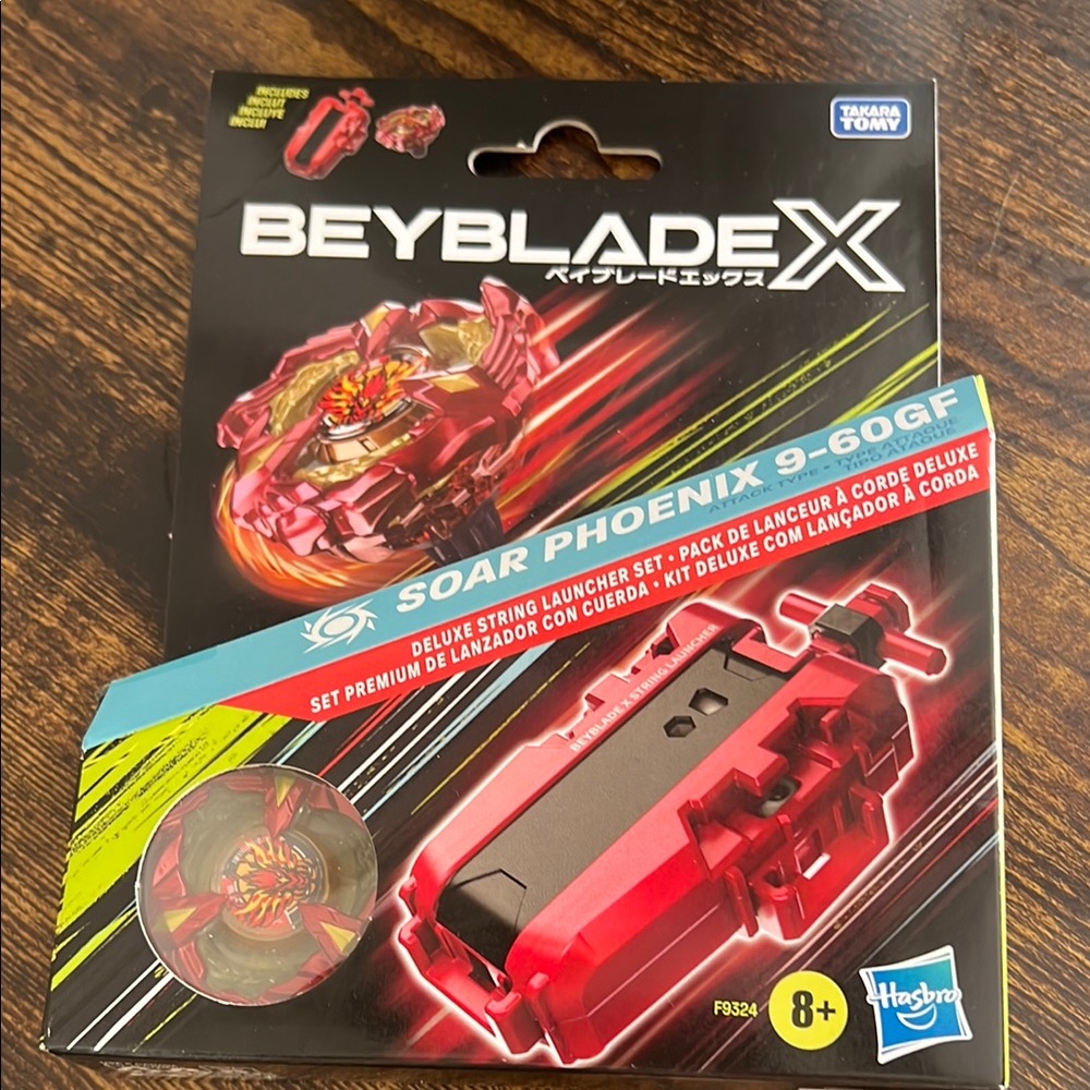 Hasbro Soar Phoenix S-006F Beyblade with Red and Black Accents